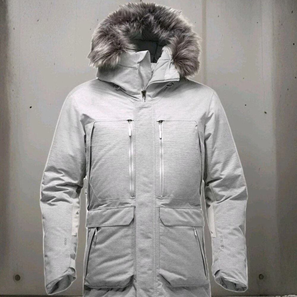 North Face Men's Cryos Expedition Parka - Gray-XL